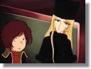 [ Tetsuro and Maetel on board the GE 3-9 ]
