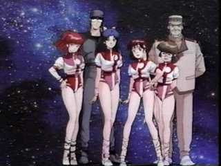 The main characters of Gunbuster