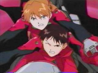 Asuka and Shinji take EVA-02 on an unauthorised mission.
