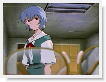Rei ponders a pair of strangely familiar glasses...