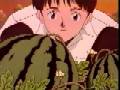 Kaji shares a personal secret with Shinji -- he's growing watermelons