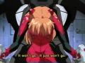 Asuka, designated pilot of EVA-02, is unable to synchronise with her mecha.